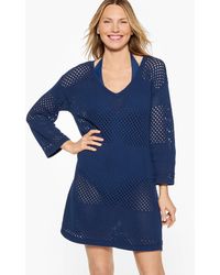 Aqua Club - Open-knit Beach Dress Cover-up - Lyst