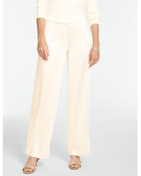 Talbots - Rsvp Satin Wide Leg Pants - Lyst