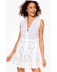 Talbots - Eyelet Palm Cover-up Dress - Lyst