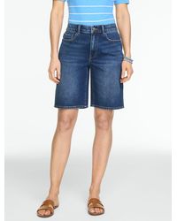 Talbots - Relaxed Denim Shorts - Lyst