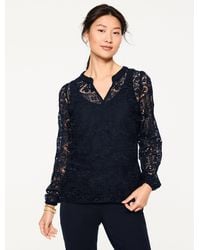 Talbots - Lace Top - Lyst