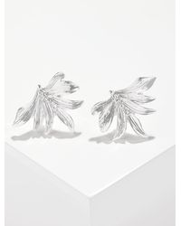 Talbots - Palm Leaf Stud Earrings - Lyst