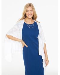 Talbots - Floral Jacquard Travel Wrap - Lyst