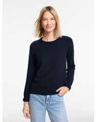 Talbots - Crewneck Raglan Sweater - Lyst