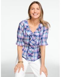Talbots - Ruffle Top - Lyst