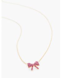 Talbots - Mignonne Gavigan For Pink Bow Necklace - Lyst