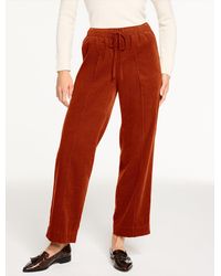 Talbots - Straight Leg Pull-on Corduroy Pants - Lyst