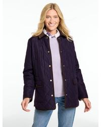 Talbots - Quilted Barn Jacket - Lyst