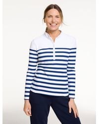 Talbots - Out & About Half-zip Pullover Sweater - Lyst