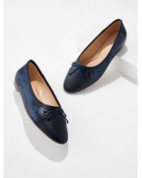 Talbots - Ansly Nappa Embossed Ballet Flats - Lyst
