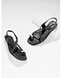 Talbots - Gena Ring Suede Sandal - Lyst