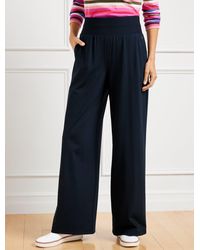 Talbots - Out & About Wide Leg Pants - Lyst