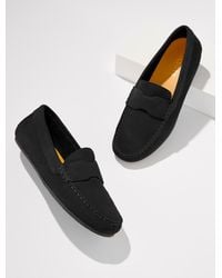 Talbots - Parker Suede Moccasins Shoes - Lyst