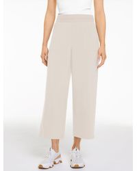 Talbots - Lightweight Woven Stretch Wide Ankle Pants - Lyst