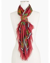 Talbots - Fruits & Leaves Oblong Scarf - Lyst