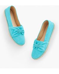 Talbots - Izzy Cinched Suede Espadrilles - Lyst