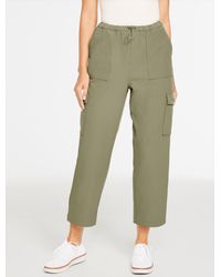 Talbots - Stretch Woven Cargo Pants - Lyst
