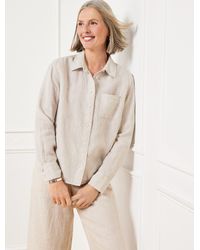Talbots - Linen Shirt - Lyst