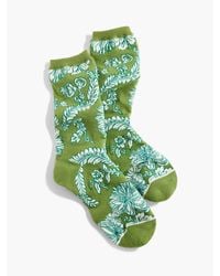 Talbots - Climbing Chrysanthemum Trouser Socks - Lyst