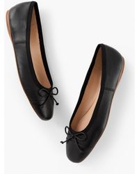 Talbots - Blaine Soft Sole Nappa Ballet Flats - Lyst