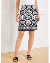 Talbots - Effortless Jersey A-line Skirt - Lyst