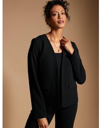 Talbots - Easy Travel Open Front Jacket - Lyst