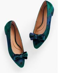 Talbots - Edison Bow Flats - Lyst