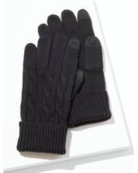 Talbots - Soft Cable Knit Gloves - Lyst