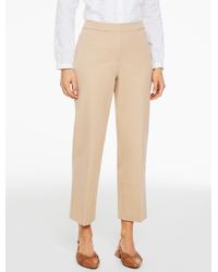 Talbots - Straight Ankle Cotton Bi-stretch Pants - Lyst