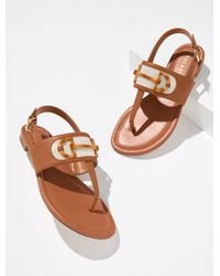 Talbots - Gia Bit Nappa Thong Sandals - Lyst