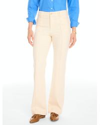 Talbots - Flare Leg High Waist Pintuck Jeans - Lyst