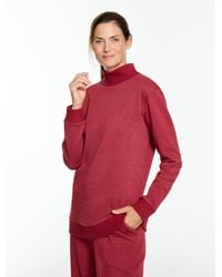 Talbots - Cozy Fleece Ribbed Mockneck Pullover Sweater - Lyst