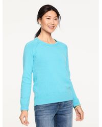 Talbots - Crewneck Raglan Sweater - Lyst