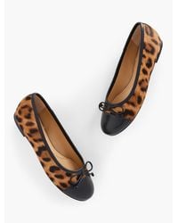 Talbots - Blair Cap Toe Ballet Flats - Lyst