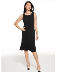 Talbots - Easy Travel Peplum Dress - Lyst