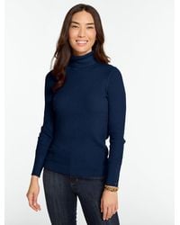Talbots - Ribbed Turtleneck Pullover Sweater - Lyst