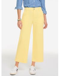 Talbots - Wide Crop Jeans - Lyst