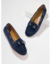 Talbots - Everson Pebble Leather Driving Loafers - Lyst
