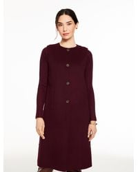 Talbots - Double Face Wool Blend Topper Vest - Lyst