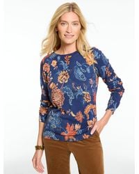 Talbots - Boatneck Pullover Sweater - Lyst