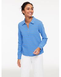 Talbots - Ottoman Knit Half-zip Pullover Sweater - Lyst