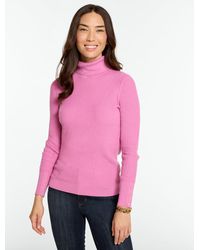 Talbots - Ribbed Turtleneck Pullover Sweater - Lyst