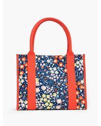 Talbots - Floral Garden Printed Canvas Tote - Lyst