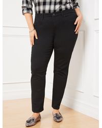 Talbots - Plus Size High-waist Straight-leg Jeans - Lyst