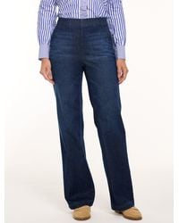 Talbots - Trouser Pull-on Travel Jeans - Lyst