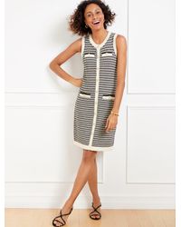 Talbots - Textured Tweed Sweater Dress - Lyst