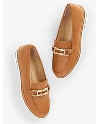 Talbots - Laura Link Nappa Loafers - Lyst