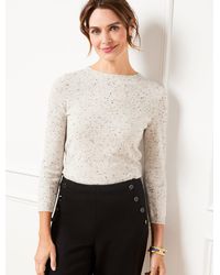 Talbots - Audrey Cashmere Donegal Sweater - Lyst