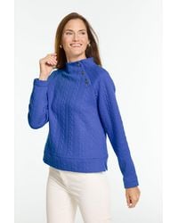 Talbots - Button Shoulder Sweatshirt - Lyst