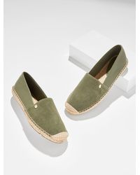 Talbots - Izzy Suede Nappa Espadrille Flats - Lyst